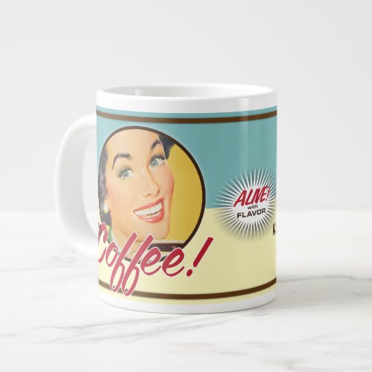 Der Kitsch Bitsch: KB-Kaffee Jumbo-Tasse (Vorderseite Links)