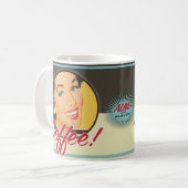 Der Kitsch Bitsch : KB's Kaffee! Kaffeetasse (Vorderseite Links)