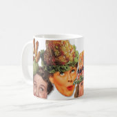 Der Kitsch Bitsch: Körperlose Damen des Kitschs Kaffeetasse (Vorderseite Links)