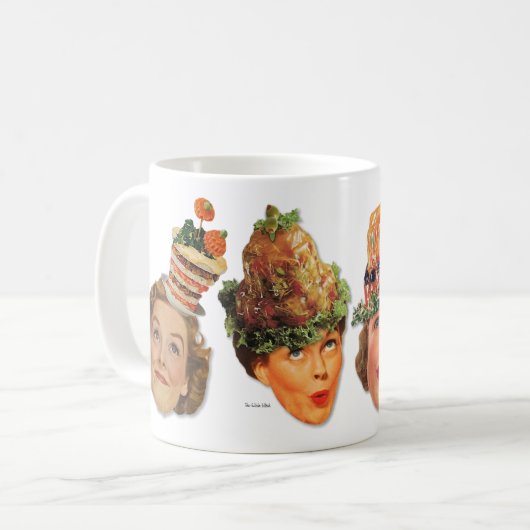 Der Kitsch Bitsch: Körperlose Damen des Kitschs Kaffeetasse (Vorderseite Links)