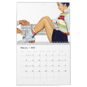 Der Kitsch Bitsch: Lebender Retro Monatskalender Kalender (Feb 2026)