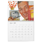 Der Kitsch Bitsch: Lebender Retro Monatskalender Kalender (Mär 2027)