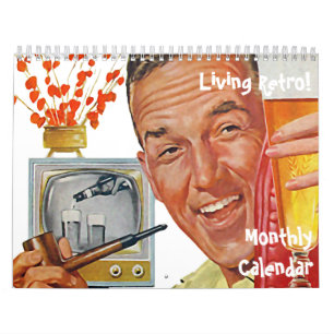 Der Kitsch Bitsch : Living Retro Monatskalender Kalender
