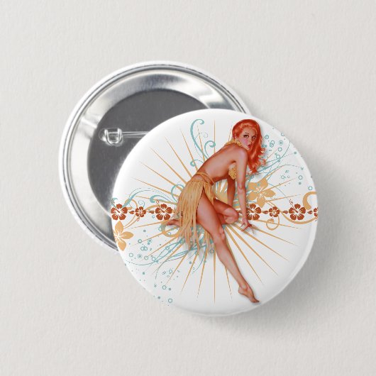 Der Kitsch Bitsch: Luau reizend! Button (Vorne & Hinten)
