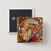 Der Kitsch Bitsch: Nicht Mittwoch schon! Button (Vorne & Hinten)