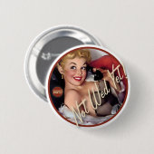 Der Kitsch Bitsch: Nicht Mittwoch schon! Button (Vorne & Hinten)