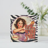 Der Kitsch Bitsch: Nicht Mittwoch schon! Einladung (Stehend Vorderseite)