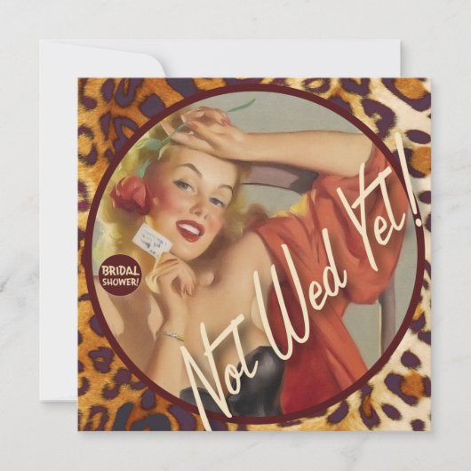 Der Kitsch Bitsch: Noch nicht gewollt! Einladung (Vorderseite)