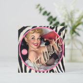 Der Kitsch Bitsch: Noch nicht gewollt! Einladung (Stehend Vorderseite)