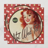 Der Kitsch Bitsch: Noch nicht gewollt! Einladung (Vorne/Hinten)