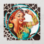 Der Kitsch Bitsch: Noch nicht gewollt! Einladung (Vorne/Hinten)