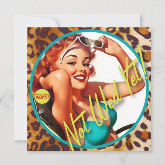 Der Kitsch Bitsch: Noch nicht gewollt! Einladung (Vorderseite)