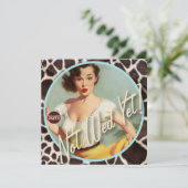 Der Kitsch Bitsch: Noch nicht gewollt! Einladung (Stehend Vorderseite)