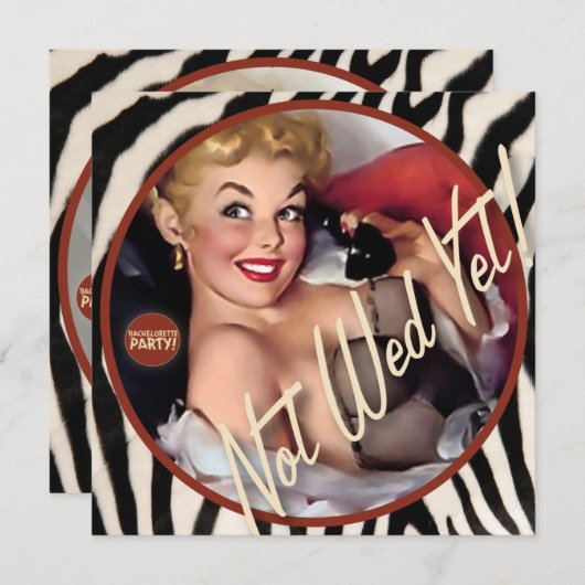 Der Kitsch Bitsch: Noch nicht gewollt! Einladung (Vorne/Hinten)