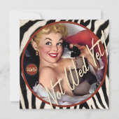 Der Kitsch Bitsch: Noch nicht gewollt! Einladung (Vorderseite)