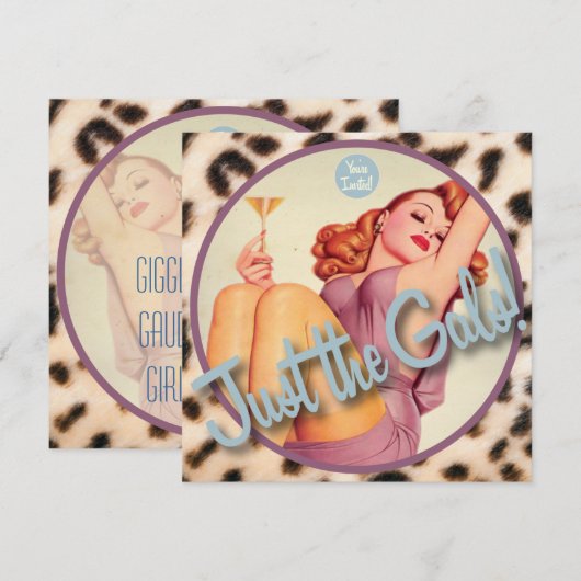 Der Kitsch Bitsch: Nur die Gallen! Einladung (Vorne/Hinten)