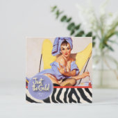 Der Kitsch Bitsch: Nur die Gallen! Wellness-Center Einladung (Stehend Vorderseite)