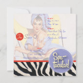 Der Kitsch Bitsch: Nur die Gallen! Wellness-Center Einladung (Rückseite)