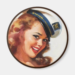 Der Kitsch BItsch : Pin-Up-Porträts Magnet