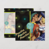 Der Kitsch Bitsch: Probedinner Einladung (Vorne/Hinten)