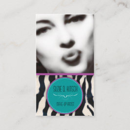 Der Kitsch Bitsch: Retro Glamour-Mädchen Visitenkarte