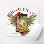 Der Kitsch Bitsch: Soda-Mädchen-Retro Tätowierung Mousepad (Mit Mouse)