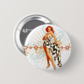 Der Kitsch Bitsch: Tätowierung Tiki! Button (Vorne & Hinten)