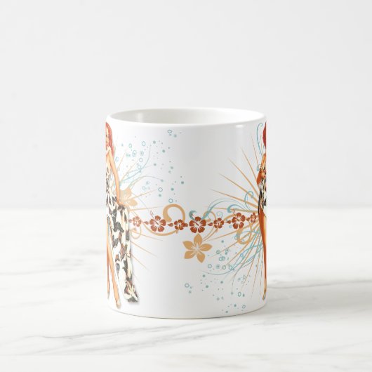 Der Kitsch Bitsch: Tätowierung Tiki! Kaffeetasse (Mittel)