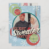 Der Kitsch Bitsch: Urlaub Sweater Party! Einladung (Vorne/Hinten)