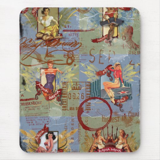 Der Kitsch Bitsch: Zerstörter Kitsch Bitsch Mousepad (Vorne)
