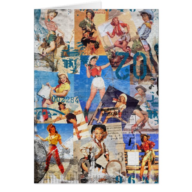 Der Kitsch Bitsch: Zerstörtes Cowgirl Button-Oben (Vorne)