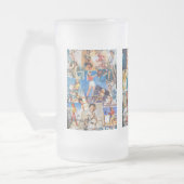 Der Kitsch Bitsch: Zerstörtes Cowgirl Button-UPS Mattglas Bierglas (Links)