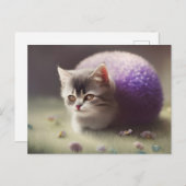 Der Kitten Bush Postkarte (Vorne/Hinten)