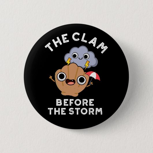 Der KLAM vor dem Sturmwetter wird dunkel, aber Button (Vorderseite)