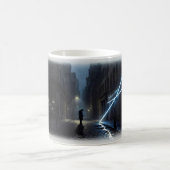 Der Klang der Stille — Dark City Night Tasse (Mittel)