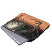 Der Klang der Stille Laptopschutzhülle (Vorne Knopf)