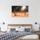 Der Klang der Stille Leinwanddruck (Insitu (Schlafzimmer))