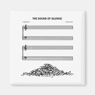 Der Klang der Stille Lustiges Musical Magnet