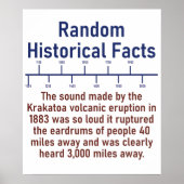 Der Klang der volvanischen Krakatoa-Eruption Poster (Vorne)