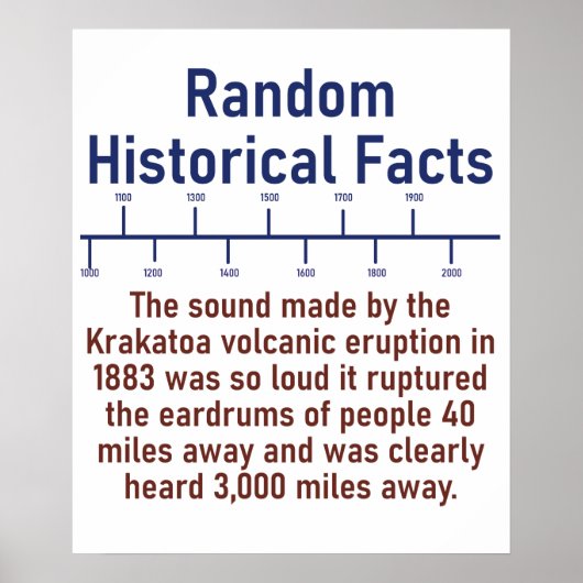 Der Klang der volvanischen Krakatoa-Eruption Poster (Vorne)