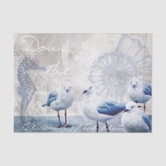 Der Klang des Ozeans Seidenpapier (Vorderseite)