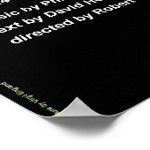 Der Klang einer Stimme Poster (Ecke)