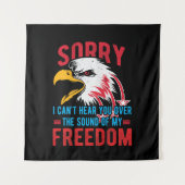 Der Klang meiner Freiheit Wandteppich (Vorderseite)