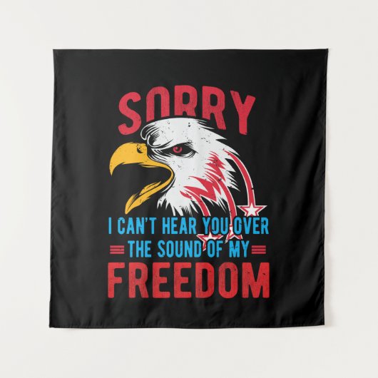 Der Klang meiner Freiheit Wandteppich (Vorderseite)