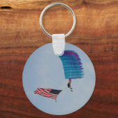 Der klare blaue Himmel Schlüsselanhänger (Vorderseite)