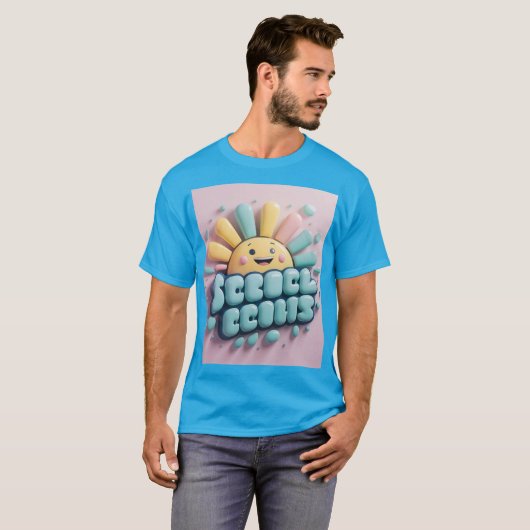 "Der klassische dunkle T - Shirt der Männer: zeitl (Vorne ganz)