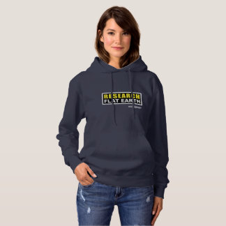 Der klassische Hoodie #RESEARCHFLATEARTH Frauen