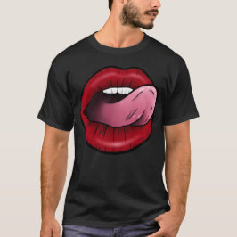 Der klassische T - Shirt der sexy Lippenmänner
