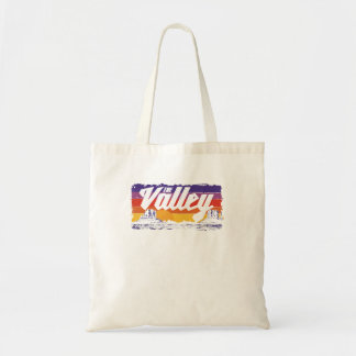 Der Klassische Tal-Vintage-Sonnenuntergang Phoenix Tragetasche