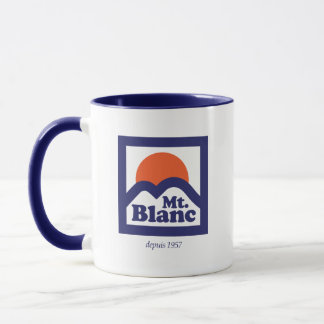 Der klassische Tassen-Retro Montblanc-Logo Tasse